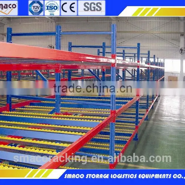 2015 Hot Sale Roller Slides Pipe Flow Through Racking photo-4