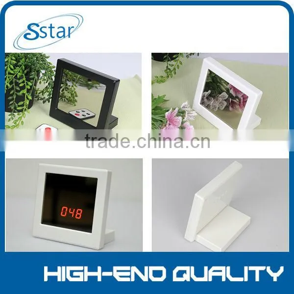 2014 the Best Hidden Camera With Mirror Electronic Clock photo-3