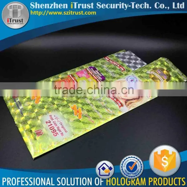 Trade Assurance Free Sample Free Design 3D Hologram Silver Paper Custom Box Printing photo-4