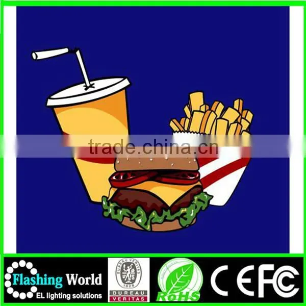 Attractive Designs Neon Luminance el Advertising Poster photo-3