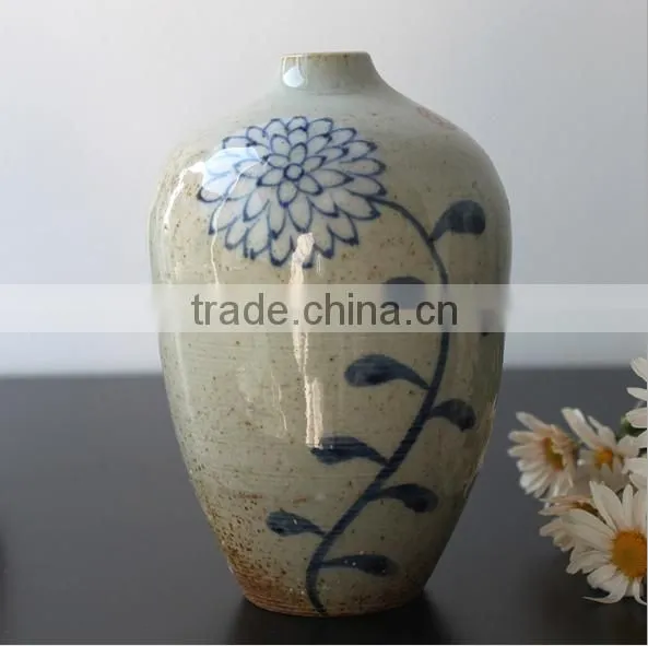 Jingdezhen Blue And White Floret Bottle Hand-Painted HY0013 photo-2