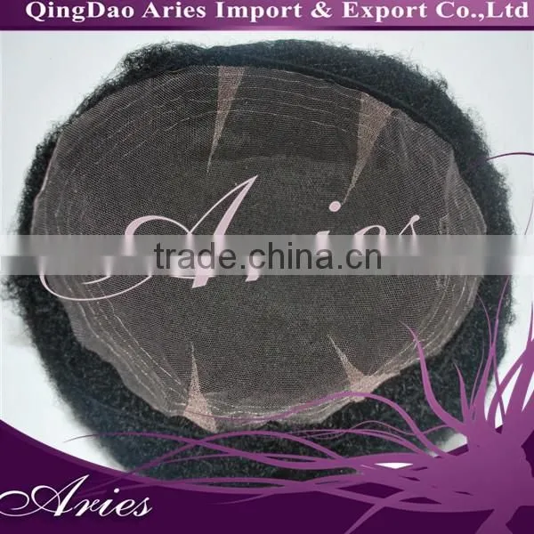 Best Quality Custom Africa American Toupee Indian Remy Hair Toupee,black Mens Toupee photo-4