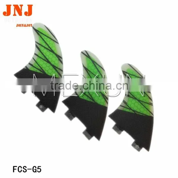 Perfect Quality FCS M G5 Fins With Carbon Fiber Honey Comb Material for Surfing FCS 002 Size M photo-3