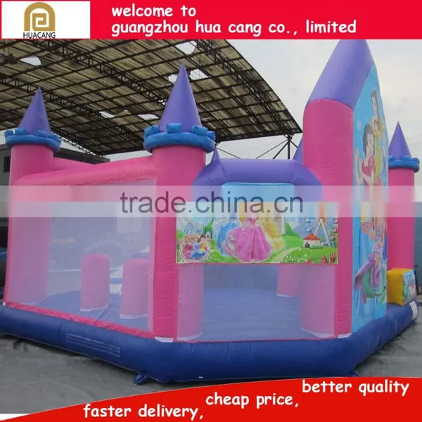 Castle Shape Cartoon Theme Inflatable Bouncer for Kids photo-6