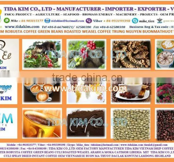 DRIP COFFEE IN HOOK BAG - TIDA KIM - VIETNAM INSTANT COFFEE - OEM PRODUCTION - TEA BAG FILTER - ROASTED ROBUSTA ARABICA MOKA photo-2