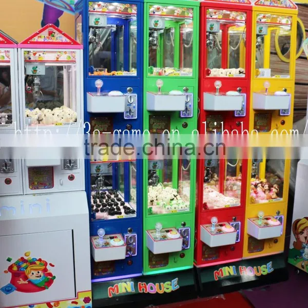 New Design Mini House 4 Parts of Claw Crane Machine Arcade Game for Gift Coin Selector Game photo-6