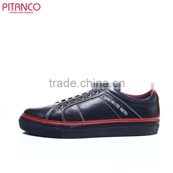 Latest Design Lace-up Genuine Leather Flat Leather Shoes for Men photo-3