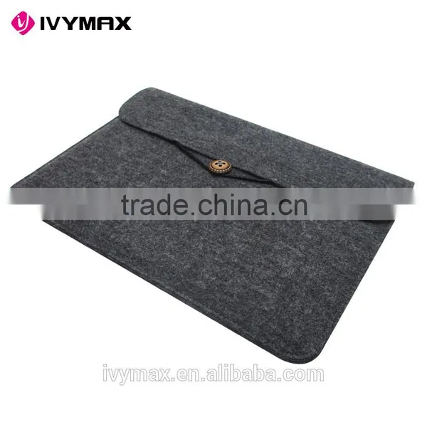 IVYMAX New Design Dark Grey Sleeve Case Cover Ultrabook Netbook Laptop Sleeve Bag for 9.7 Inc Ipad Pro photo-2