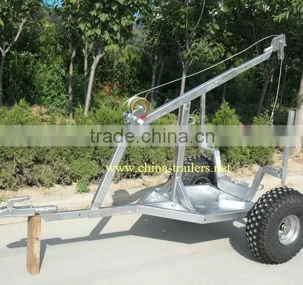 Galvanized Timber Trailer With Crane and International Utility Trailers