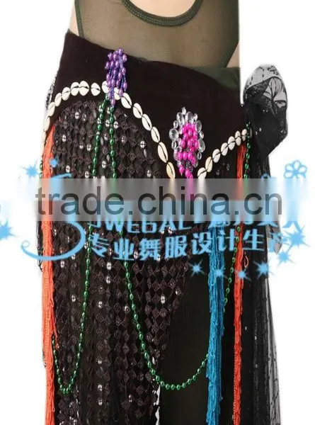 SWEGAL Belly Dance Costume Tribal Belly Dance Hip Scarf SGBDW120025