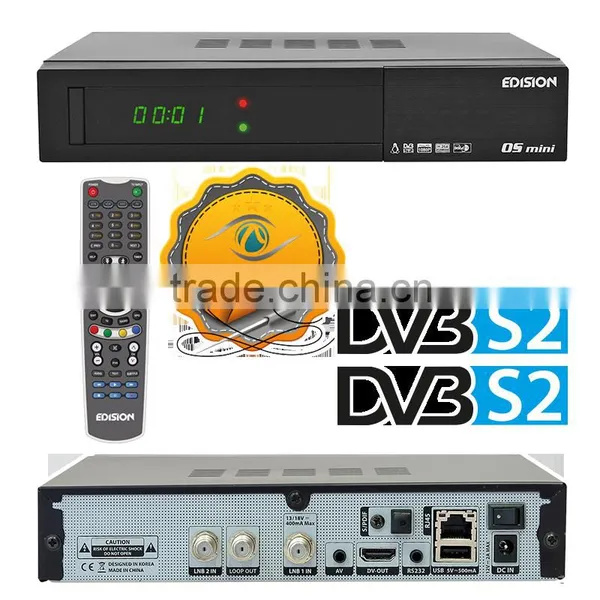 OS MINI DVB-S2 + DVB-S2 Full HD E2 LINUX Receiver