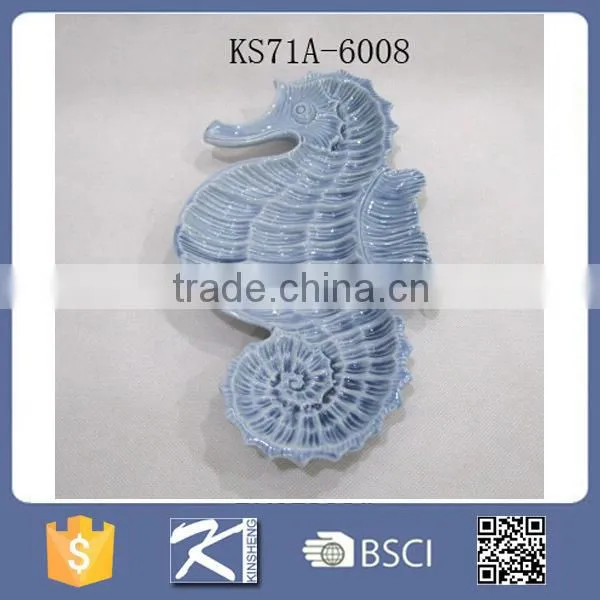 Hot Porcelain 3D Effect Ocean Animals Shaped Plate for Home Decor photo-2