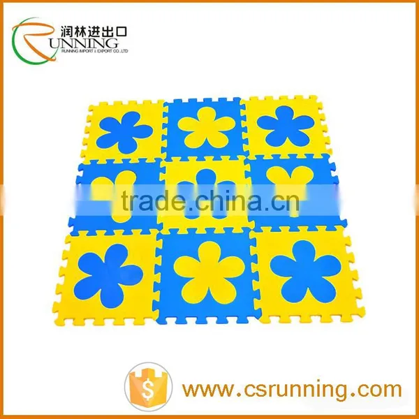 Interlocking Foam Play Puzzle Floor Mat EVA Flower-making Foam photo-2