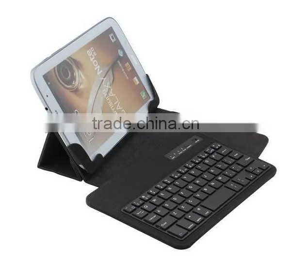 Tablet PC Universal Bluetooth Keyboard With Leather Case for Android Win IOS System Bluetooth 3.0 photo-4