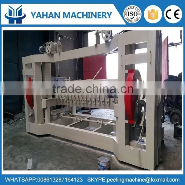1300 mm Soft Wood Peeler Machine With Cutter / Veneer Peeling Machine With Slicer photo-4