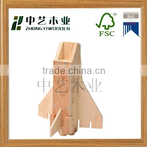 Made in China Cheap OEM Eco-friendly Handmade Educational Wooden Airplane Toys photo-4