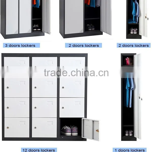 Office Furniture Price List Steel Metal Wardrobe Sliding Door Roller photo-6