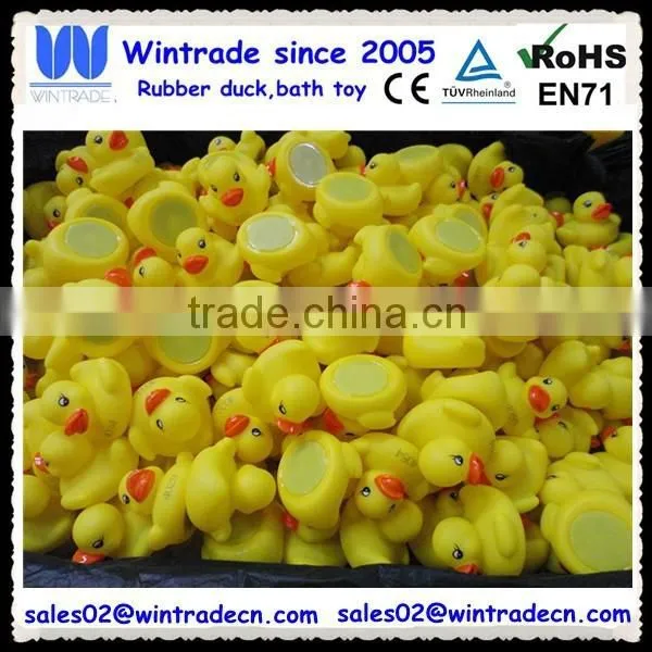 Race Duck Event Yellow Pvc Duck Weighted Toy