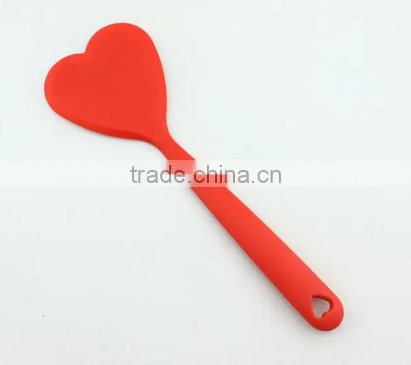 Top Quality Silicone Spatula Heart Shape With Food Grade Silicone Standard Quality Choice