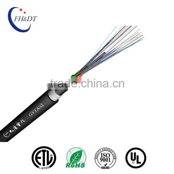 China Supplier Proper Design Direct Burial Armored Fiber Optic Cable GYTA33 photo-2