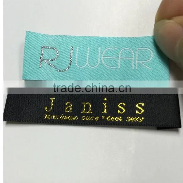 Custom Garment Woven Neck Labels With Brand Name Logo For Clothing photo-6