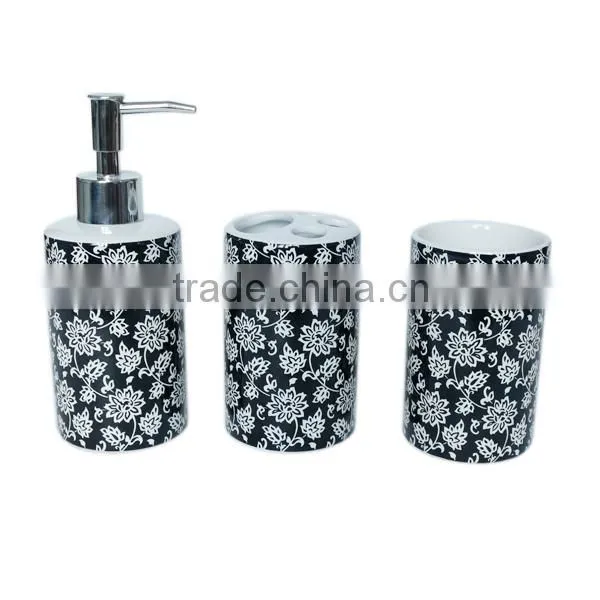 Home Garden Red Bathroom Accessories Sets photo-6