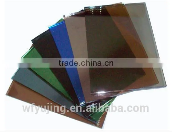 Hot Sale Colorful Reflective Glass With Mirror Effect photo-3
