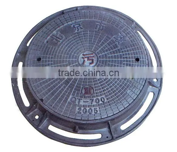 Ductile Foundry Cast Iron Manhole Covers With Frames photo-3
