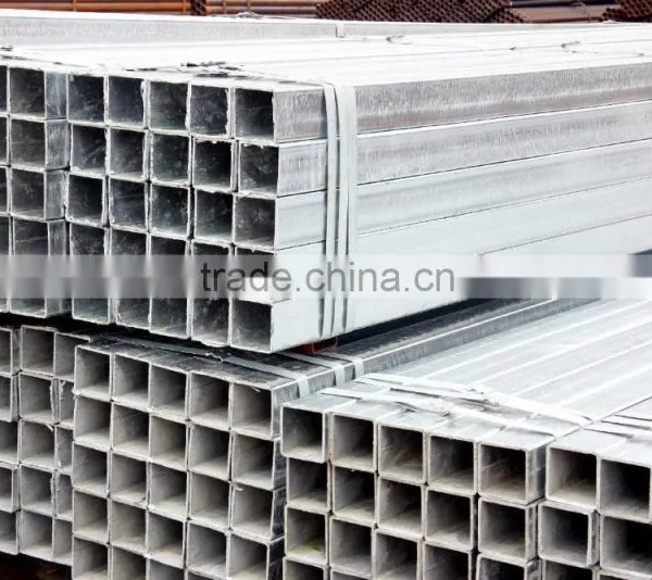GI HDG STEEL PIPES TUBES Galvanized Hot Dipped Galvanized Steel Tube / Pipe Iron Tube From Tianjin Manufacture photo-3