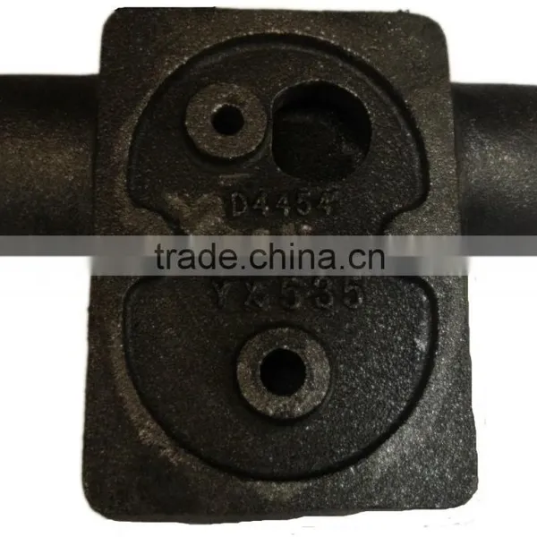 Customized Ductile Iron Cast Casting Machine Parts , Cast Iron Spare Parts,water Valve Body Made in China photo-5