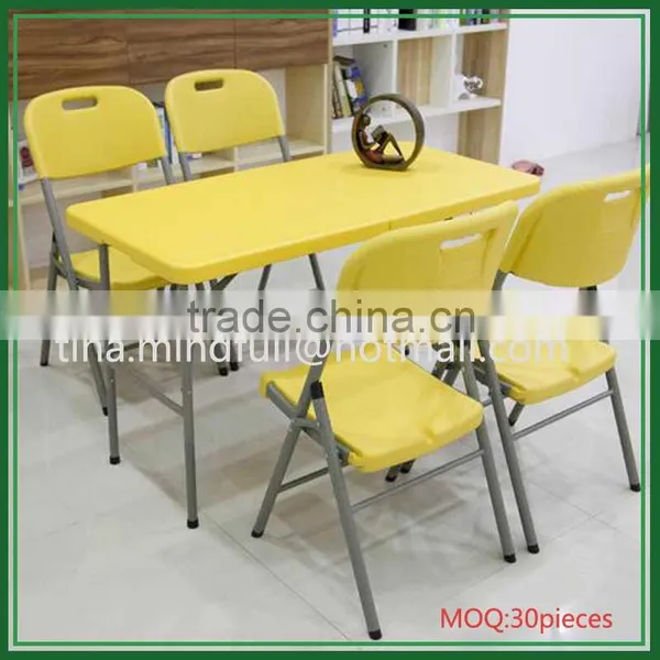Retail Plastic HDPE 8FT Outdoor Folding Table for Garden photo-3