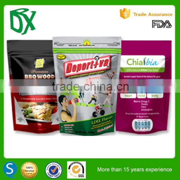 OEM Guangzhou Manufacture Color Printed Plastic Zipper Pvc Bag Food photo-2