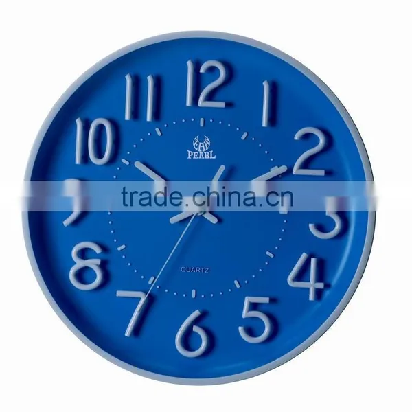 Pearl Round Quiet Sweep Wall Clock PW253 With 3D Luminous Numbers photo-5
