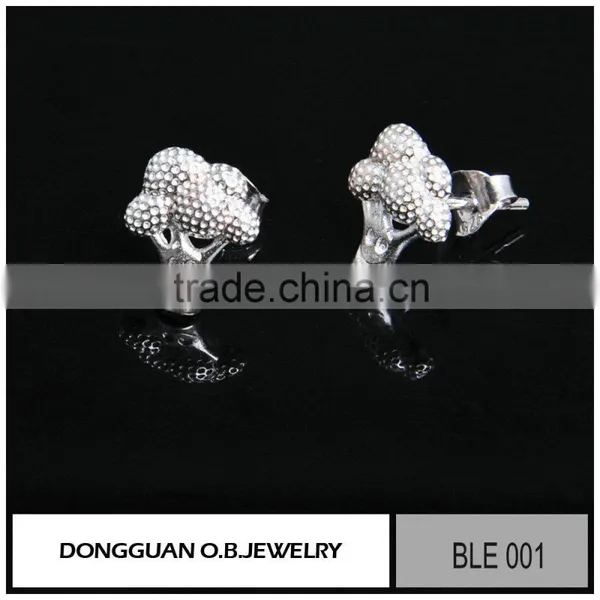 Cheap Price Sterling Silver 18K Gold Plated Stud Earring Designs photo-4