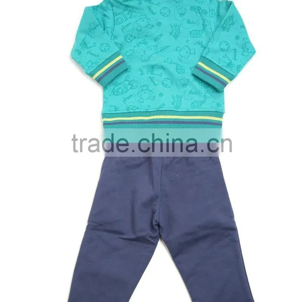 Kevince Boys Jogging Set CVC French Terry OEM Factory Directly photo-2