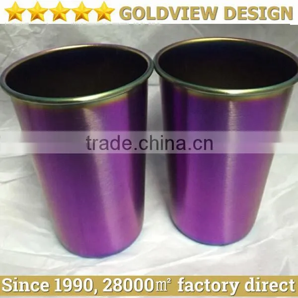 Attractive Design Practical Round Metal Soft Drink Cup, Soft Drink Tin Cup photo-2
