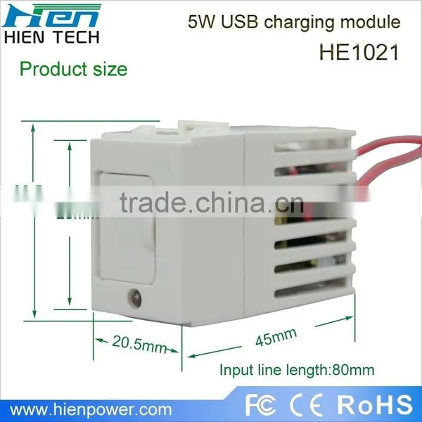 5V1000mA USB Module Could be Fixed on Switches photo-3