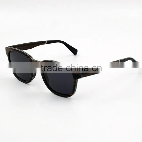 Unisex Sandal Wood Sunglasses Acetate Tips