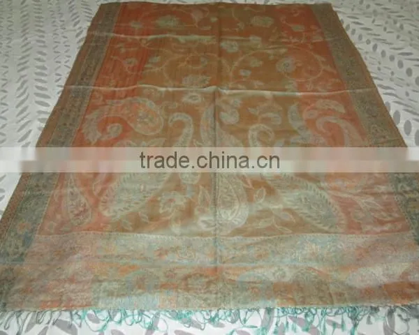 SILK & WOOL STOLE photo-5