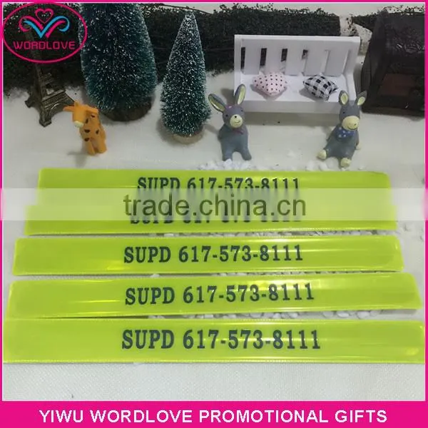 Fashion Custom Reflective Slap Wrap Bracelets/ Slap Bands/ Slap Wristbands photo-4