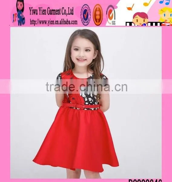 2016 New Arrived Flower Girl Kids Fashion Dresses Sweet Cute Baby Kids Clothes Girls Dresses photo-3