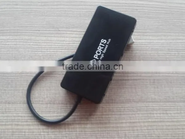 New High Speed 4 Ports USB 2.0 Hub Portable USB HUB With Line photo-3