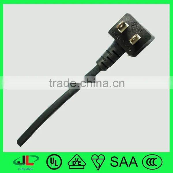 Pse Certified Japan 2 Pin Right Angle Plug Grounding Power Cord/wire/cable photo-4