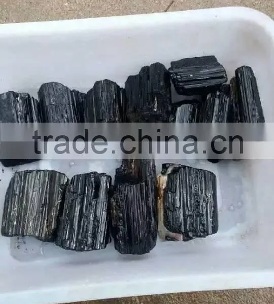 Wholesale Natural Black Tourmaline Rough Crystal Quartz Rock Raw Stone
