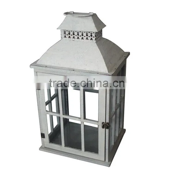 Fancy Shape Best Selling Wooden Candle Lanterns for Garden Decor photo-2
