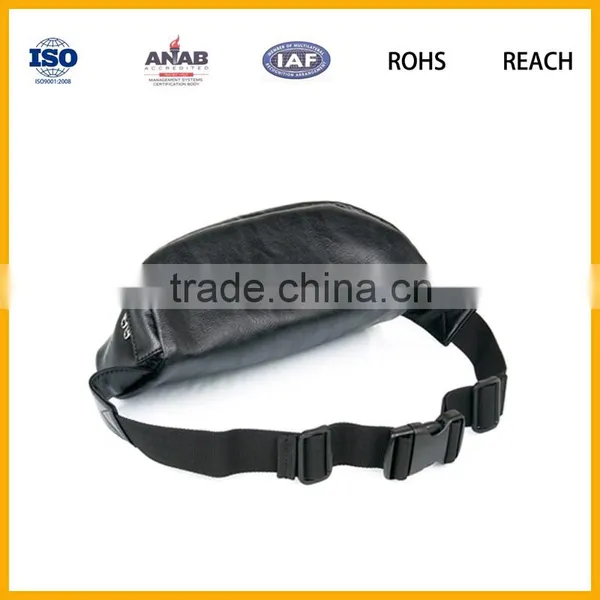BSCI High Quality PU Multilayer Waist Bag With Adjustable Strap for Cycling, Outdoor photo-3
