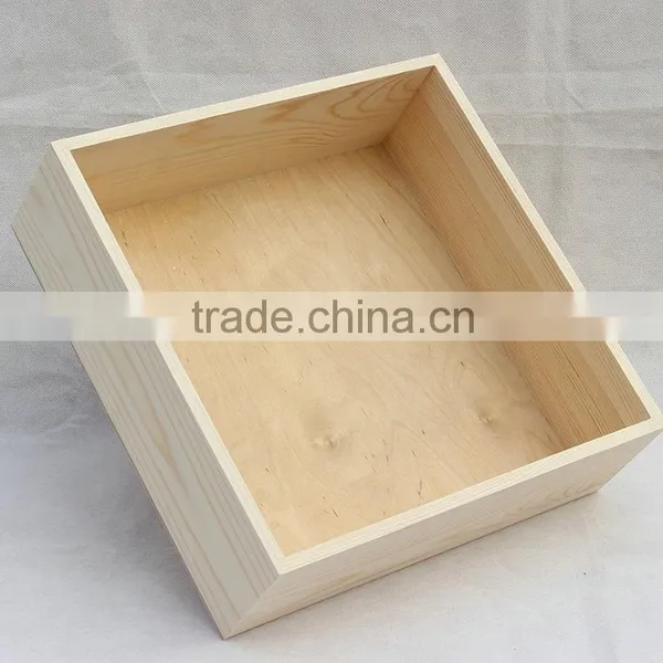 Handmade Square Wooden Storage Tray photo-2