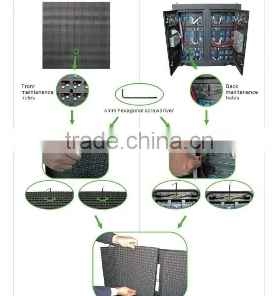 Hot Promation!Iron Housing LED Screen for Rental Advertising Outdoor Led Screen photo-6
