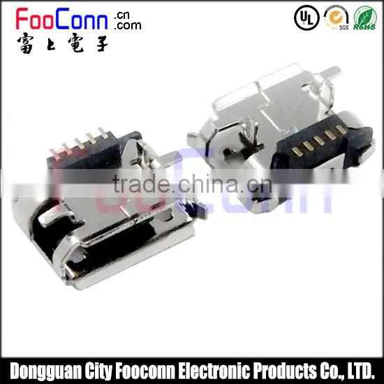 Micro 5pin Usb Connector Smt Female B-type