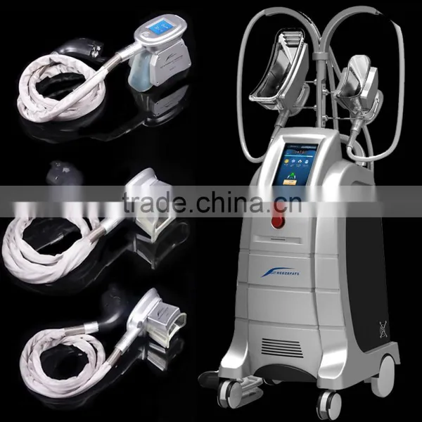 White Color or Grey Color ETG50-4S 4 Handpieces Size 100mm 150mm 200mm 300mm Crioliplysis Fat Freezing Cryolipolysis Machine photo-3